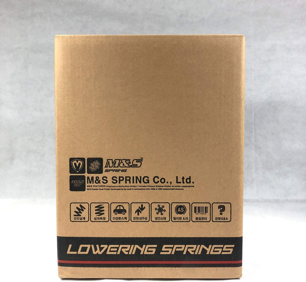 M&S STORM Line Lowering Springs for Hyundai Genesis Sedan DH 5.0L AWD RWD 2015-2016 (USA Stock) Set of 4