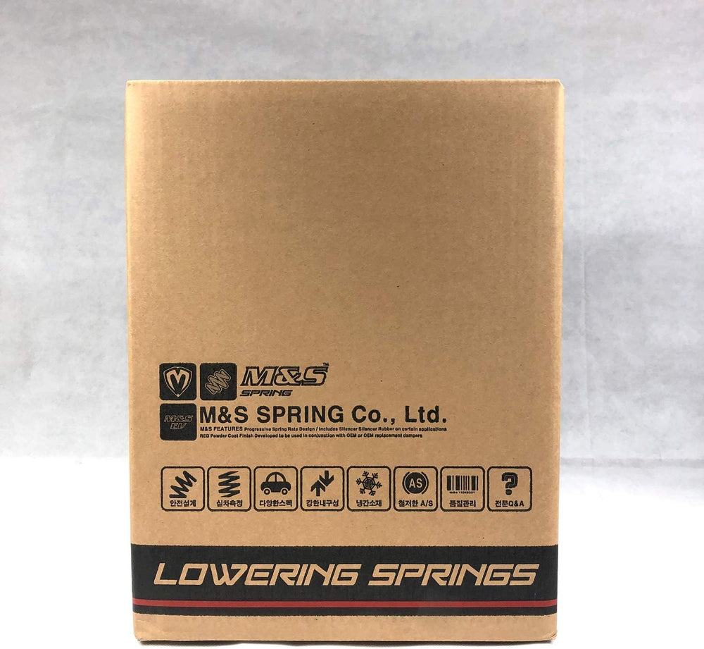 M&S STORM Line Lowering Down Springs Set of 4 for Hyundai Sonata LF 2016-2019 (USA Stock)