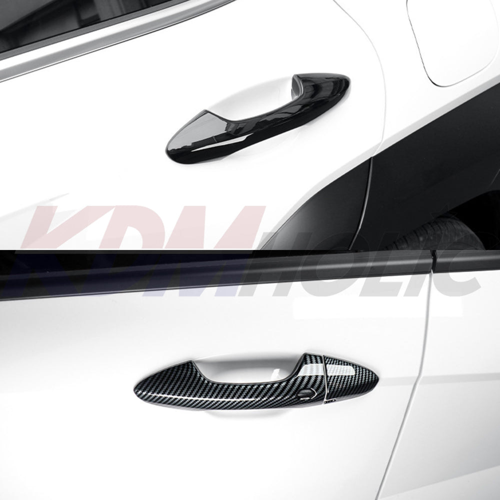 For Hyundai Kona 2017-2018 Interior Door Handle Bowl Styling Moldings Matte 4PCS