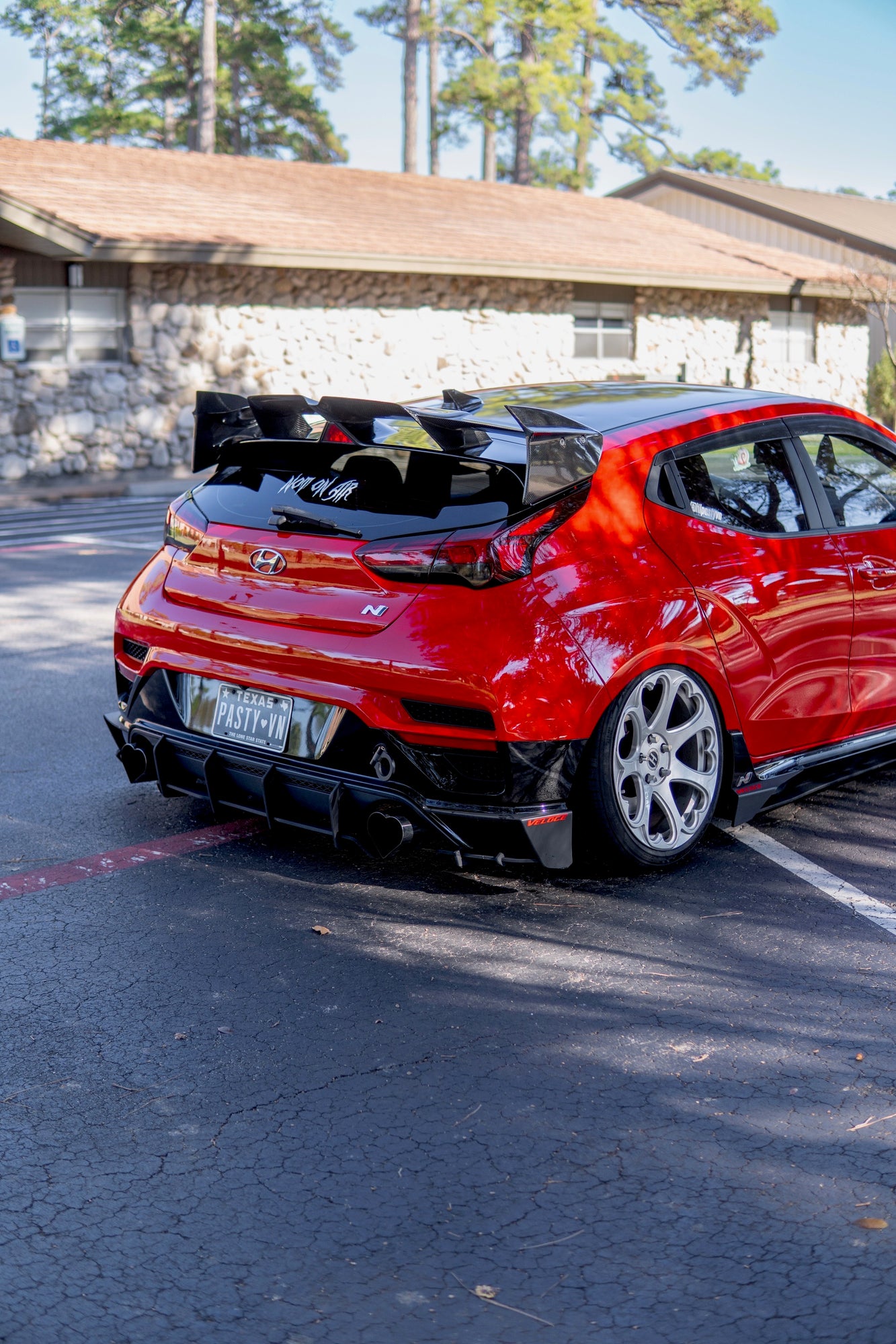 Veloster Rear Wing Hyundai Veloster N Diffuser and Rear Wing Spats Kit VELOCE – KDMHolic