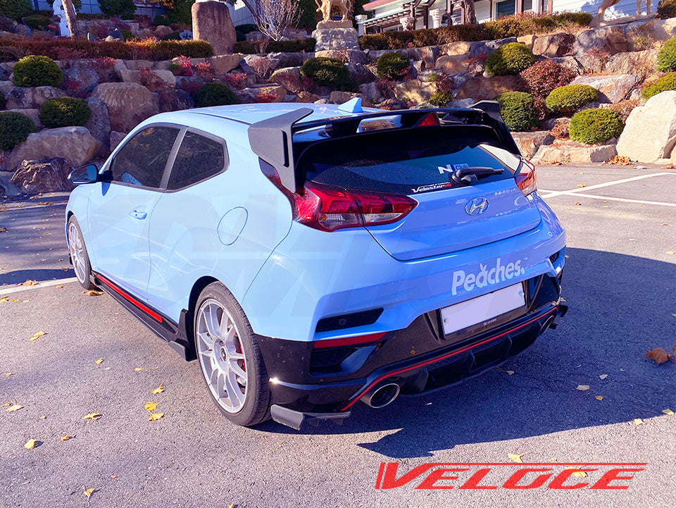 Veloster R Rear Disc Hyundai Veloster N Rear Diffuser and Rear Lip Spats – KDMHolic