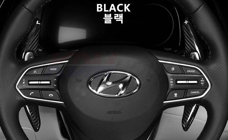 YTC Brand Real Carbon Fiber Paddle Shifter Extension Kit for Hyundai Palisade 2020-2022
