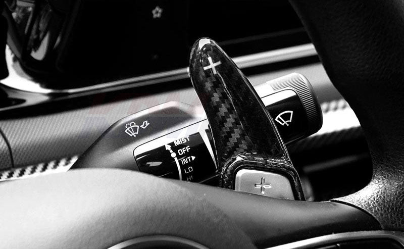 YTC Brand Real Carbon Fiber Paddle Shifter Extension Kit for Hyundai Palisade 2020-2022