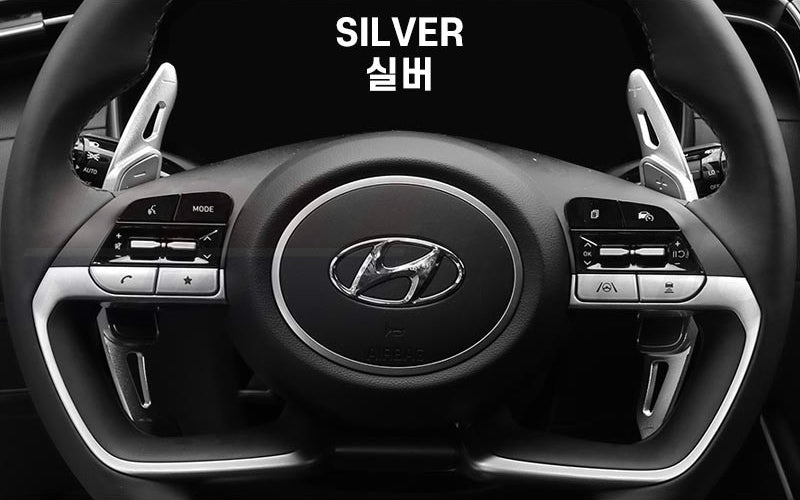 Steering Wheel Paddle Shifter Extensions For Hyundai/Genesis – Carbon Fiber Black, Easy Stick-On Upgrade