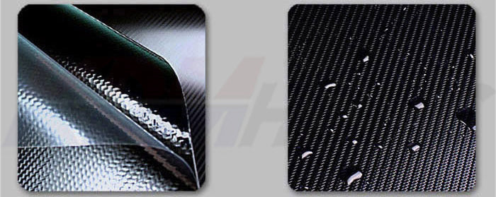 Art-X Carbon Fiber Style Fuel Tank Cover Decal for Hyundai Accent 12~17