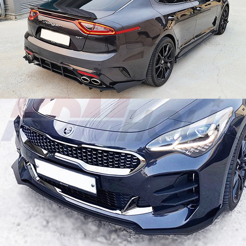 Veloce Type-R Full Splitter Kit (F+S+R) for Kia Stinger GT 3.3L 18~21