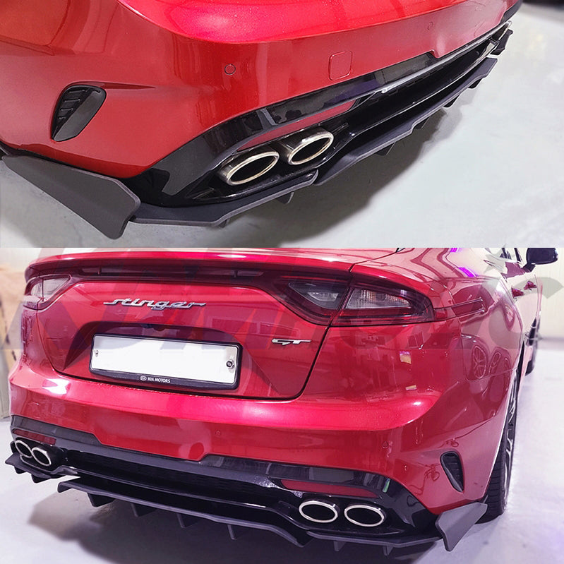 Veloce Type-R Rear Lip & Diffuser for Kia Stinger GT 3.3L 18~21