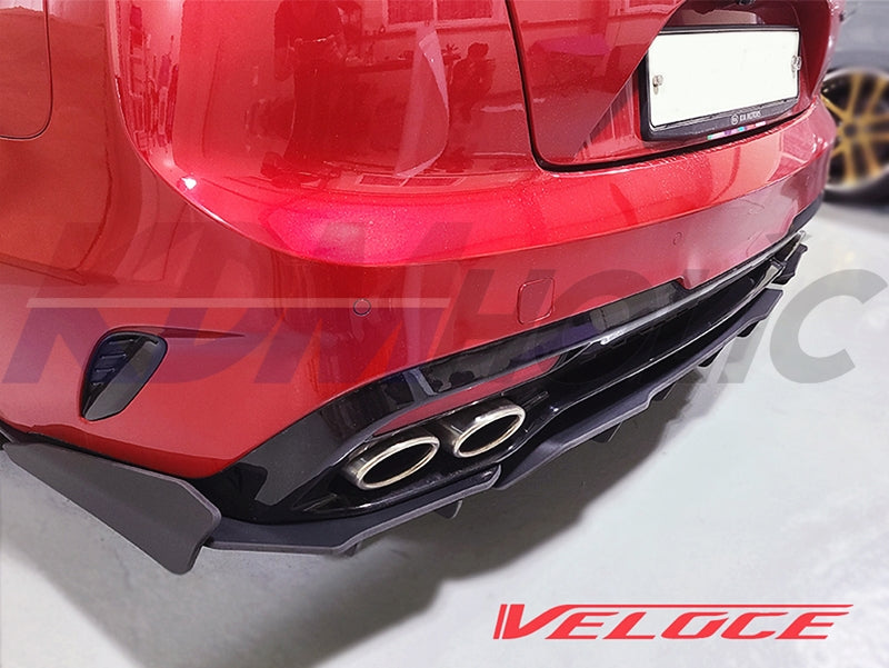 Veloce Type-R Rear Lip & Diffuser for Kia Stinger GT 3.3L 18~21