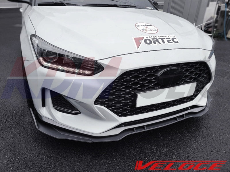 Veloce TYPE-R Full Splitter Kit (F+S+R) for Hyundai Veloster JS Turbo 2019+
