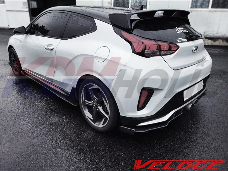 Veloce TYPE-R Full Splitter Kit (F+S+R) for Hyundai Veloster JS Turbo 2019+