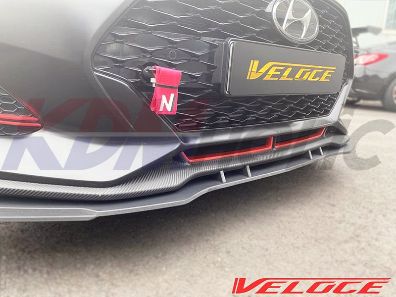 Veloce TYPE-R Full Splitter Kit (F+S+R) for Hyundai Veloster JS Turbo 2019+