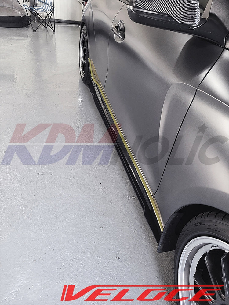Veloce TYPE-S Side Splitters for Hyundai Veloster JS Turbo 2019+