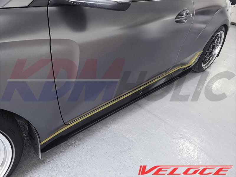 Veloce TYPE-S Side Splitters for Hyundai Veloster JS Turbo 2019+